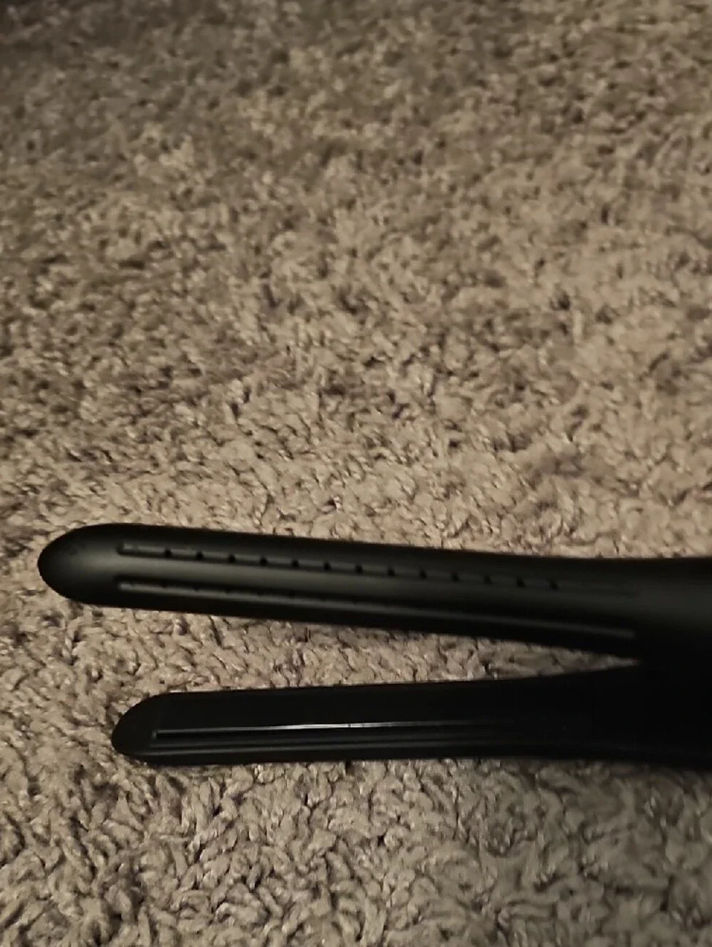 Black Travel Hair Straightener - Dual-Function Styling Iron